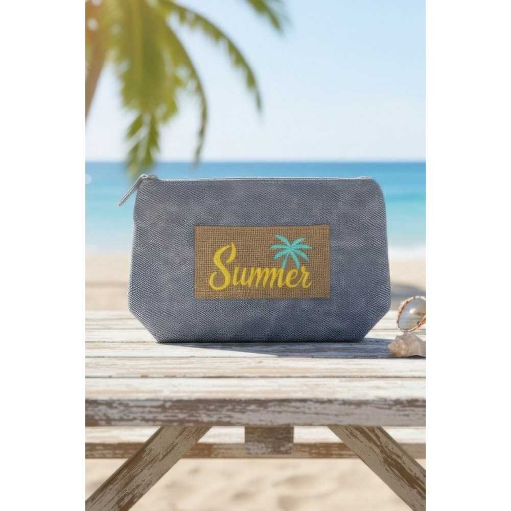 Makeup Bag Womens Small Green Summer New Pouch